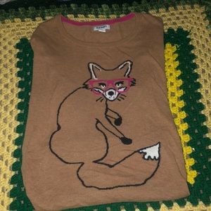 Cute fox sweater